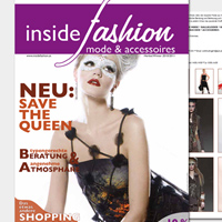 Flyer im Magazincover-Design für inside fashion