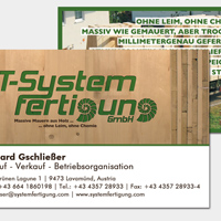 Visitenkarte für GT-Systemfertigung